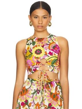 MISA Los angeles tanzia top in floral corsica